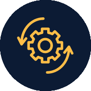 GLASS Hire Efficiency Icon Icon representing GLASS Hire efficiency