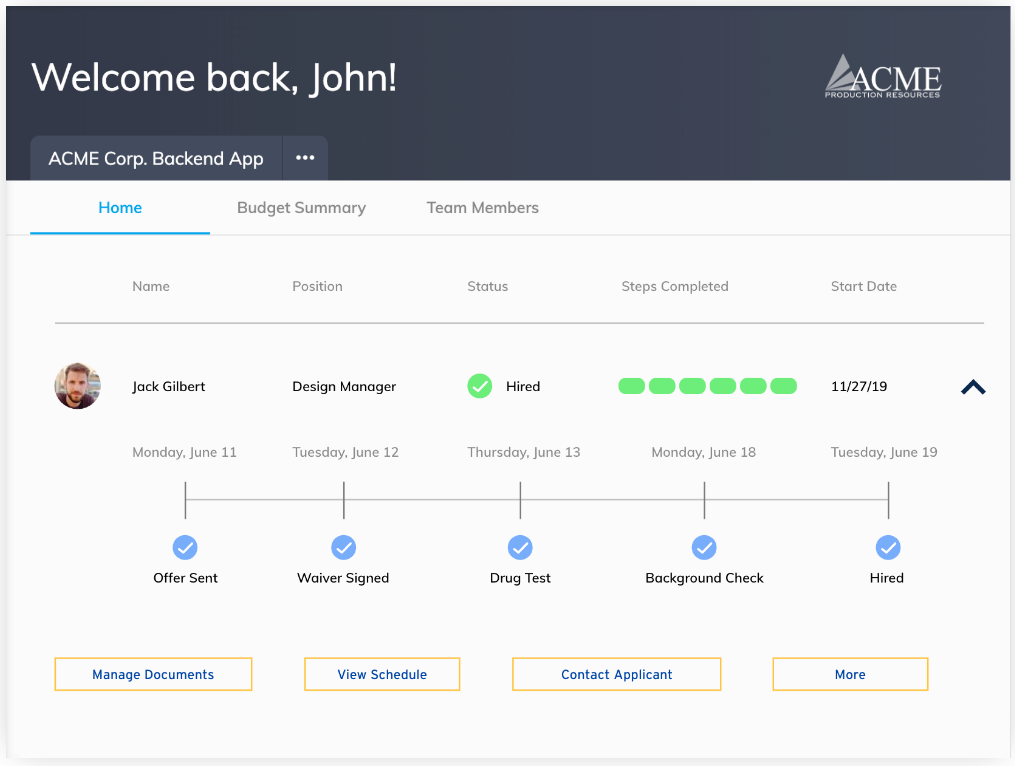 Onboarding Experience With GLASS Hire Streamlined, comprehensive HR app